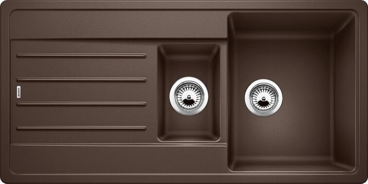 Blanco Legra 6 S Granitspüle ohne Ablauffernbedienung, reversibel, cafe (522212)