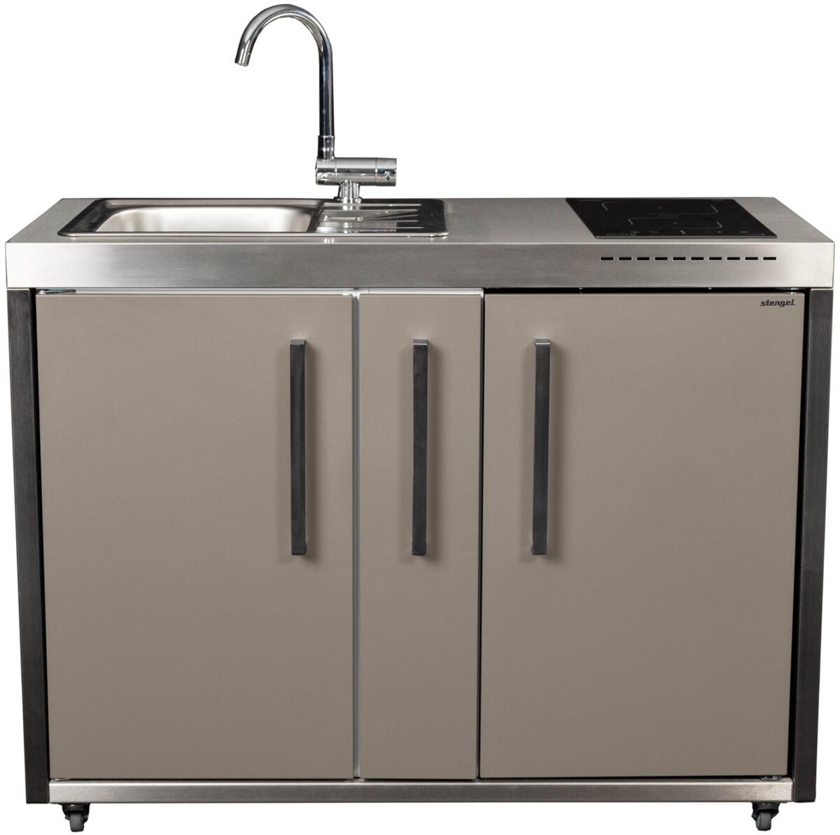 Stengel MO 120 A Miniküche Outdoor, Induktionsfeld rechts, sand (2212000238011)