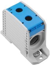 Weidmüller WPD 133 1X300/1X300 Potentialverteilerklemme, Schraubanschluss, 300qmm, 520A, 2 Anschlüsse, blau (2502860000)