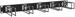 Enoc Querrangierpanel, 1 HE, Metall, Schwarz/Chrom (CPM 01-S)