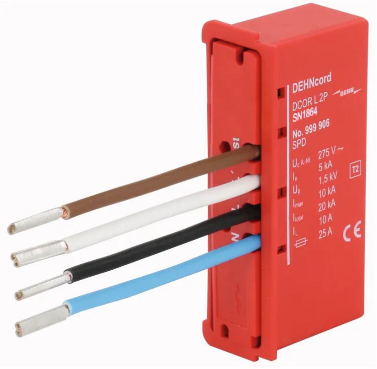 Dehn DCOR L 2P SN1864 Überspannungsableiter Typ 2 DEHNcord 2-polig für Elektroinstallationssysteme (999906)