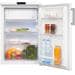 Exquisit KS16-4-HE-010D Standkühlschrank, 56 cm breit, 120 L, Temperatureinstellung, Eierablagen, Gemüseschublade, Schnellgefrieren, weiß