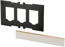METZ CONNECT Subway-M Adapterplatte SI 3 x MC-Modul (13093-AM3-E)