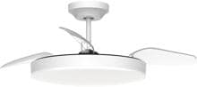 OPPLE LEDFanlight-E Rd434-27+36W-830/840/857 Deckenventilator mit LED, Dimmbar, 63W, 3000K - 5700K (525006003700)