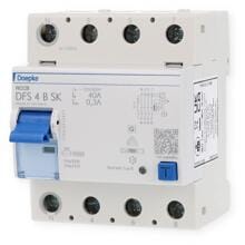 Doepke DFS 4 040-4/0,30-B SK Fehlerstromschutzschalter, 40/0,3A, 4-Polig, Typ B (09136998)