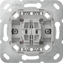 Gira 381800 Wippschalter-Einsatz ohne Befestigungskrallen, Wechselschalter, 10AX, 250V