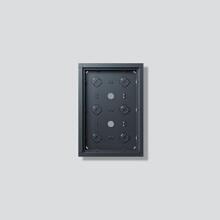 Siedle GA 612-3/2-01 xx Aufputzgehäuse für 6 Funktionsmodule, Aluminium, vertikale/horizontale Montage, 232 x 332 x 36,5 mm