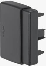 Hager LFF6006069011 Endstück einstellbar halogenfrei zu LF (30,40,60)x60mm graphitschwarz