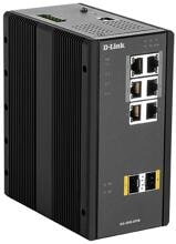 D-Link DIS-300G-8PSW Industrial Gigabit Managed PoE Switch with SFP slots