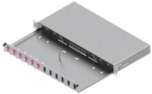 EasyLan LWL Verteilerfeld Basic LSB0A225 Grade C 1HE/12P 6xLC-Duplex OS2 RAL7035, grau (LSB0A225)