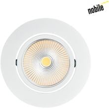 NOBILE LED Downlight ECO Flat BIO, COB LED, schwenkbar 5068 ECO Flat weiß-matt 7,5W 927 38 (1857080033)