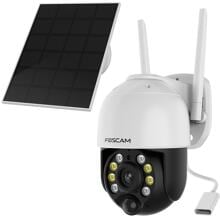 Foscam B4 Überwachunskamera, 2K, 4MP, batteriebetrieben, mit Schwenk-/Neiungsfunktion, inkl. Solarpanel