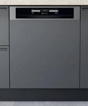 Bauknecht BBO 3O41 PLT Teilintegrierter Geschirrspüler, 60 cm breit, 14 Maßgedecke, Besteckschublade, Restzeitanzeige