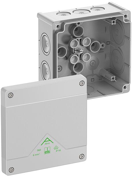 Spelsberg Abox 060-L Abzweigkasten IP66, 127x127x70mm, grau (806 400 01)
