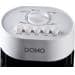 DOMO DO8125 Säulenventilator, 3 Geschwindigkeitsstufen, Timer, Oszillation, schwarz/silber