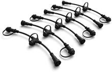 Philips Kabelsteckverbinder 6er-Pack, IP65, schwarz (929003260801)