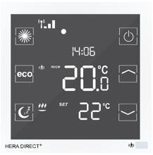 blossom-ic Hera Direct+ Thermostat mit hydraulischen Abgleich, 230V, weiß (HDPW-4010)