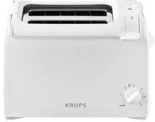 Krups Proaroma KH1511 Toaster, 700 W, 2 Scheiben, Hebe-Funktion, weiß