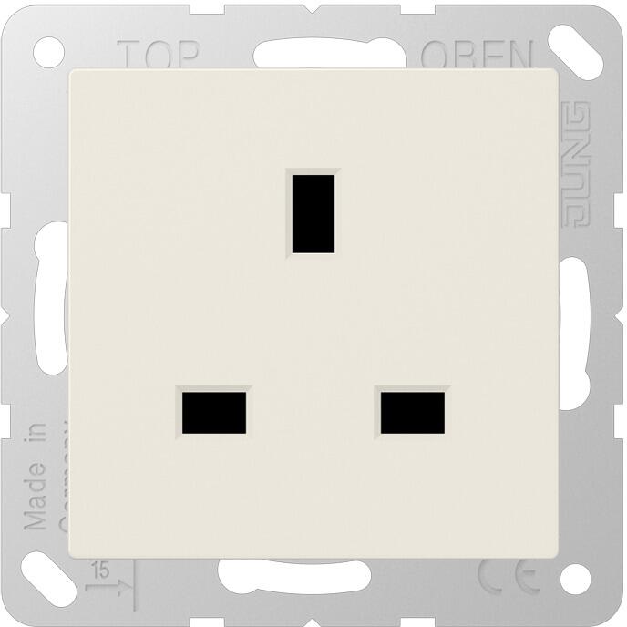Jung A3521 Steckdose 13 A 250 V, AS 500, weiß