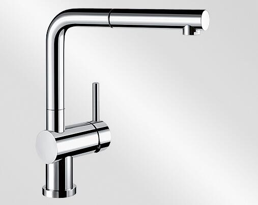 Blanco Linus-S-F Einhebelmischer, Vorfenster-Armatur, Niederdruck, chrom (514276)