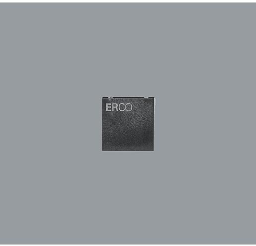 ERCO 79322000 Endplatte für 3-PH-Stromschiene, schwarz