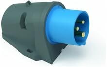 Bals Wandgerätestecker, QC, 16A, 3p, 230V, 6h, P44, blau (24423)