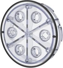 Hauff HSI150 DT Verschlussdeckel druckdicht, gas- und wasserdicht, für HSI150-System, Bajonettverschluss, TPE-Dichtung, transparent (2126010172)