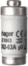 Hager LE18XX Sicherungseinsatz, D02, E18, 400V, gG, mit Kennmelder