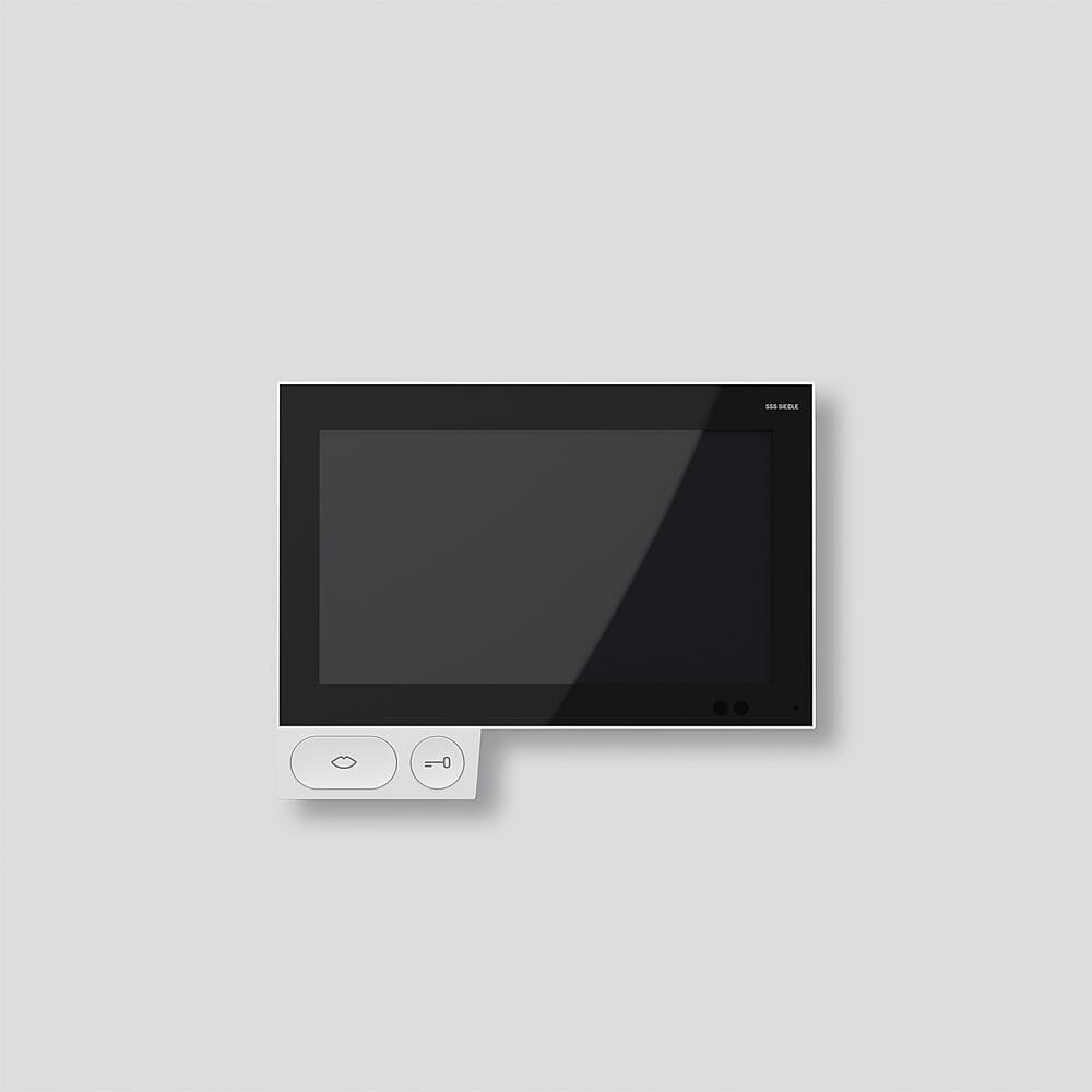 Siedle A 150-10 W Video-Innenstation 7 Zoll Touchscreen, Freisprechfunktion, In-Home-Bus-System, Parallelschaltung bis 8 Innenstationen signalweiß (21