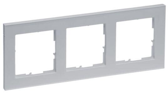 Legrand SEANO+ 3-fach Rahmen, Abmessungen: 86 x 228 mm, Titanium lackiert (765683)