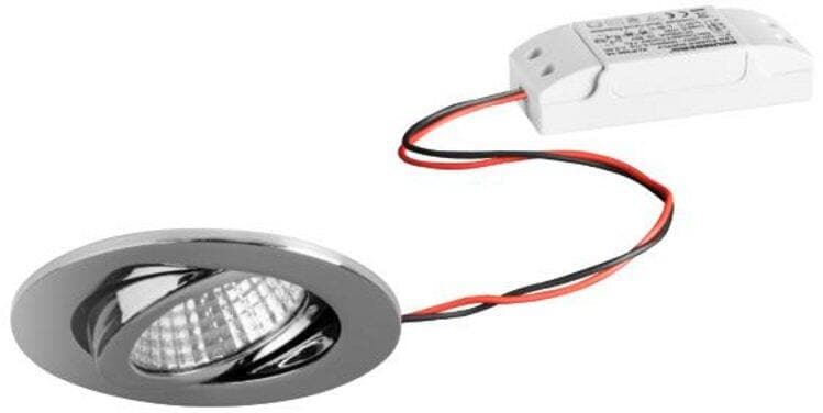 Brumberg LED-Einbaustrahlerset, 6W, 650lm, 3000K, chrom (33353023)