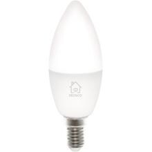 Deltaco Smarte LED Kerze, passend für E14 Fassungen, dimmbar, Nennleistung 5W, Lichtfarbe weiß (SH-LE14W)