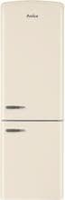 Amica KGCR 387 109 B Retro Stand Kühl-Gefrierkombination, 60 cm breit, 330 L, NoFrost, beige