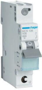 Hager MCS132 Leitungsschutzschalter 1 polig 6kA C-Charakteristik 32A QuickConnect 1 Modul