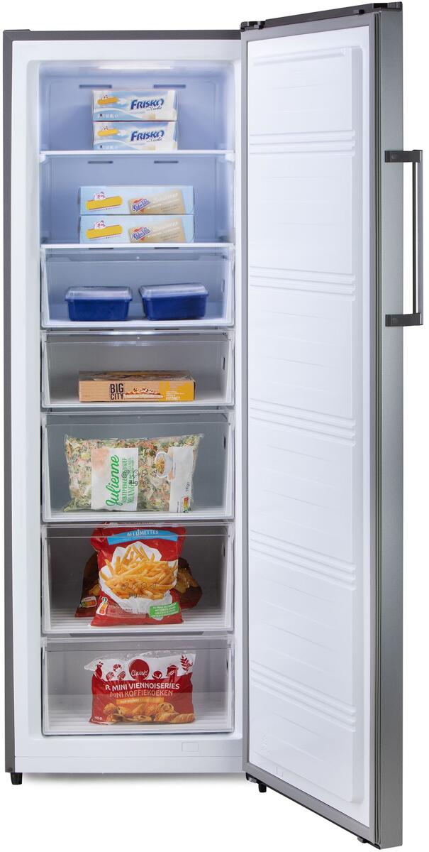 DOMO DO91204F Stand Gefrierschrank, 59,5 cm breit, 240 L, No frost, Supergefrierfunktion, weiß Elektroshop Wagner