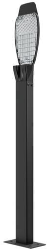MENNEKES AMTRON 4Y/4B Standfuß für je eine Wallbox, rostfreier Stahl, schwarz (18663 )