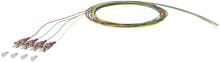 METZ CONNECT OpDAT Pigtail ST-PC, OM4, 4 Farben, 2 m ( 150N1AO0020E4 )