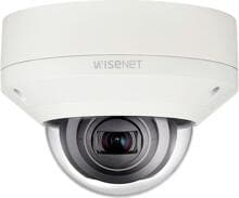 Hanwha Vision 2M vandalismusgeschützte Netzwerk-Dome-Kamera, 2,8-12mm (4,3x) motorisiertes Varioobjektiv, Tag & Nacht, WDR (150dB), IP67/IP66, IK10, weiß (XNV-6080)