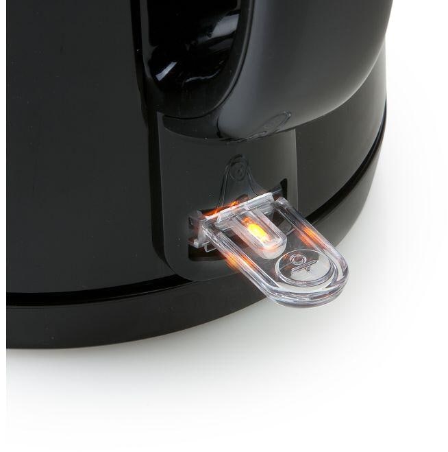 DOMO DO9194WK Wasserkocher – 1,7 Liter, Schwarz, Mit Automatischer Abschaltung Und Trockengehschutz