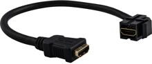 Merten MEG4583-0002 HDMI-Keystone mit Kabelpeitsche, schwarz