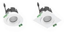 EVN SELECTO LED Deckeneinbau, schwenkbar 15°, IP20, 220-240V/AC, 6W, inkl. Netzgerät, Phase, Ø 82mm, weiß 