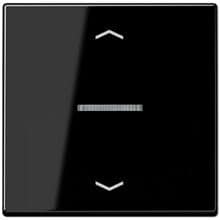 Jung A101KO5PSW Wippe mit Lichtleiter und Pfeilsymbolen, Serie A, schwarz