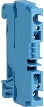 Hager KYA04NH2 Durchgangsklemme 4mm²-Neutral, 800V/32A, 2 Anschlüsse, Stecktechnik, blau