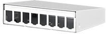 METZ CONNECT Modul AP-Gehäuse 8 Port, unbestückt, reinweiß (130861-0802-E)