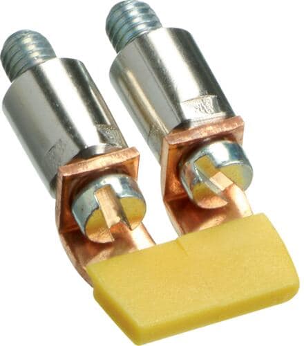 Hager KWJ04B2 Isolierter Querverbinder 4mm², 2-Fach, Schraubtechnik
