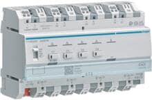 Hager TYAS664AN Universal-Dimmaktor 4-fach KNX Secure, 4x300W, ESL/LED, kombinierbar