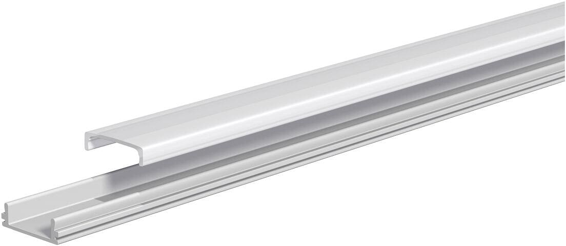 EVN APFLAT-Serie Alu-Profil flach mit Abdeckung, 300cm, U-Profil (APFLAT1AM300)