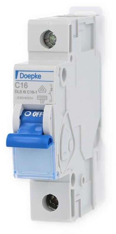 Doepke DLS 6I C16-1 Leitungsschutzschalter 10kA, 1-Polig, C-Charakteristik, 16A (09916203)