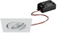 Brumberg LED-Einbaustrahlerset schaltbar, 6W, 680lm, 3000K, weiß (38144073)