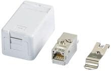 METZ CONNECT Anschlussbox APZ 1 Port C6Amodul Keystone ( 130B21D1APL-E )